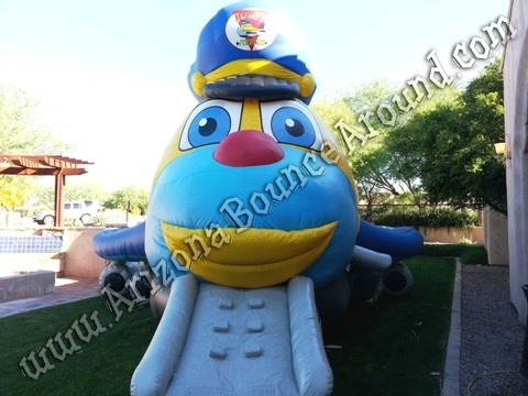 airplane themed party inflatables